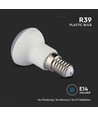 2,9W glödlampa - R39, plast, Samsung-chip, 3000K