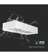 6W LED solcellsvägglampa med sensor - 900lm, IP65, vit, 4000K, inkl. batteri