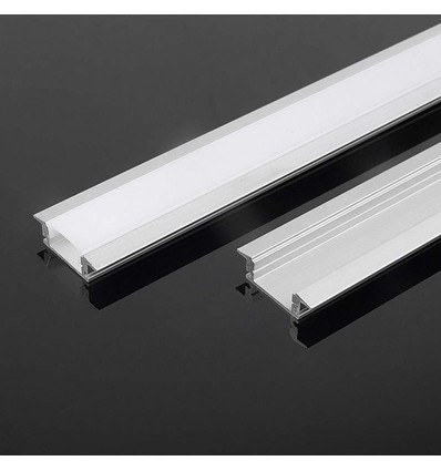 Monteringssats med Diffusor - LED-Strip, 2000x24,7x7mm.