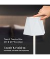 SV: VT-1034 4W LED-BORDSLAMPA 3I1 VIT
