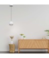 5W LED pendel, vit - Klockformad, 500lm, 3000K, 60 grader, IP20