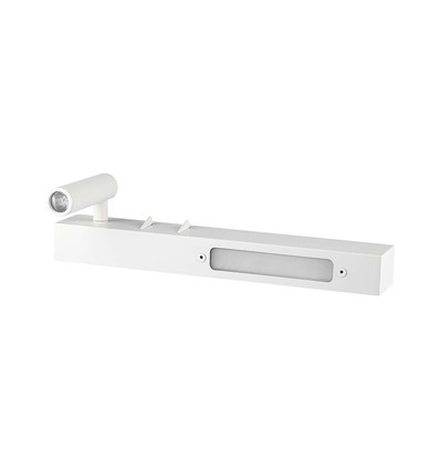 9W LED hotell/sänglampa - 30cm, vit, 3000K, 680lm, vägglampa