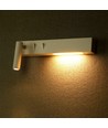 9W LED hotell/sänglampa - 30cm, vit, 3000K, 680lm, vägglampa