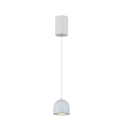 8,5W LED pendel, Ø10cm - Ljusgrå, 850lm, touch on/off, justerbar wire, inkl. ljuskälla