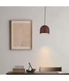 LED hängande lampa - Ø100 justerbar wire, touch belysning on/off, 3000K, brun, hus