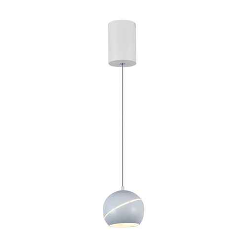 8,5W LED pendel / hänglampa - Ø12-18cm, vit, touch on/off, 3000K, inkl. ljuskälla