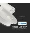 LED Hotellampett (Vägglampa) 3W + 6W - 3000K, Vit