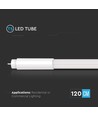 120cm / 16W T5 LED rör - 110lm/W, G5, 6500K, vit
