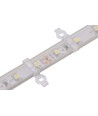 20 stk. transparenta monteringsklämmor till LED-strip - 10mm, passar till IP65 strips