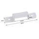 20 stk. silikon monteringsklämmor till LED-strip - 12mm, passar till IP65 strips