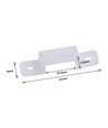 20 stk. silikon monteringsklämmor till LED-strip - 10mm, passar till IP65 strips