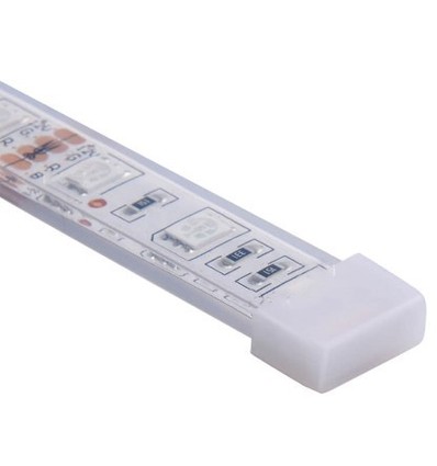 Silikone ändstycke till LED-strip - 14mm, IP67 & IP68