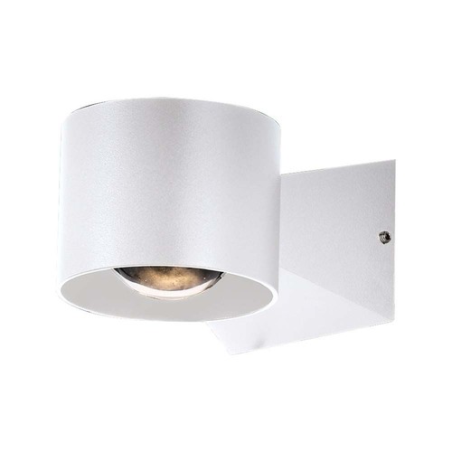 5W Vägglampa - LED, 4000K, vit, IP65