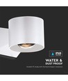 5W Vägglampa - LED, 4000K, vit, IP65