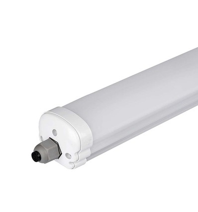 V-Tac vattentät 18W komplett LED-armatur - 60 cm, 130lm/W, Cree, genomkopplad, IP65, 6 års garanti
