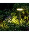 12W LED trädgårdslampa med spett, 80cm - IP65, RA90, antracit, 2-i-1 funktion, 3000K