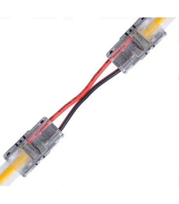 Skarv med kabel till LED strip - 8mm, COB, enkelfärgad, IP20, 5V-24V