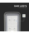 30W LED gatlampa - 6500K.