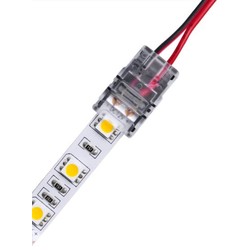 24V LED strip skarv til lösa ledningar - 10mm, enkeltfärgad, IP20, 5V-24V