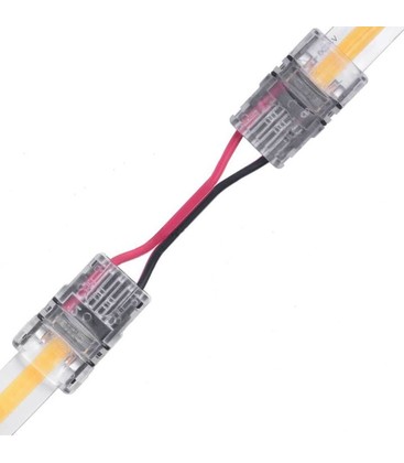 Skarv med kabel till LED strip - 10mm, COB, enkeltfärgad, IP20, 5V-24V