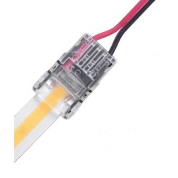 24V LED strip skarv till lösa ledningar - 10mm, COB, enkeltfärgad, IP20, 5V-24V