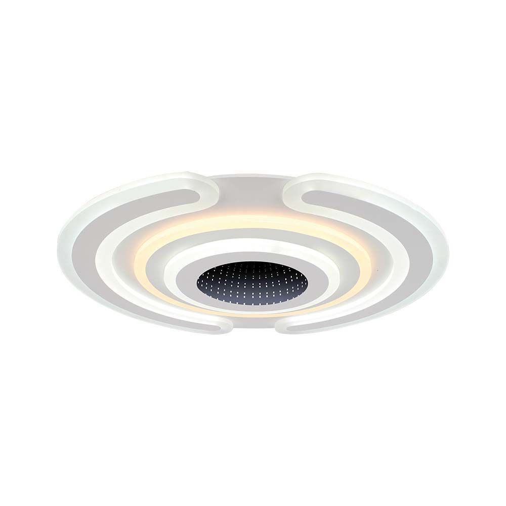 95w Led Smart Dekorativ Taklampa 52x5cm 3i1 Dimbar Fjarrkontroll Kulör : 3 I 1