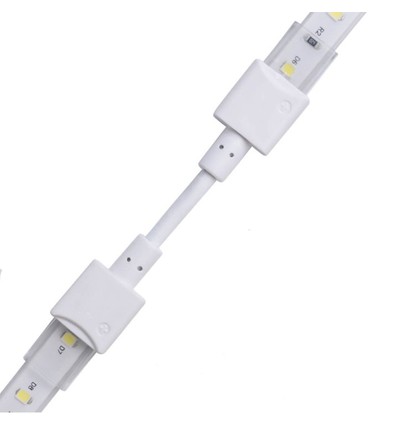 Vattentät skarv med kabel till LED strip - 8mm, enkelfärgad, IP68, 5V-24V