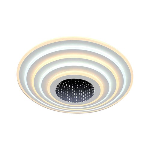 125W LED Smart Dekorativ Taklampa - 50x7cm, 3i1, Dimbar, Fjärrkontroll.