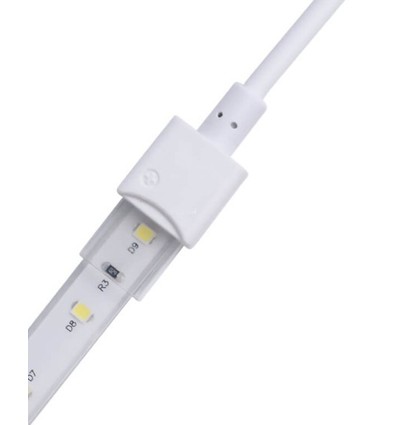 Vattentät startstik till LED strip - 8mm, enkelfärgad, IP68, 5V-24V