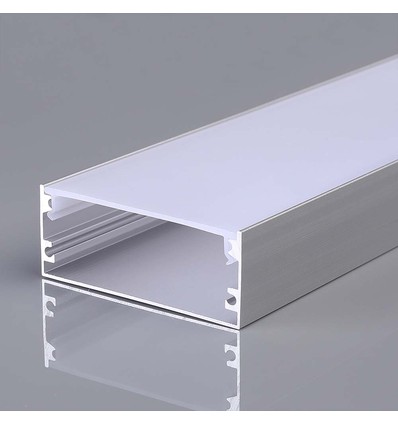 Monteringssats - LED Strip, 2000x50x20mm, Silverhus