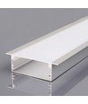 Monteringsset till LED-strip - Diffusor, 2000x50x20mm, Silverhus.