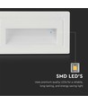 3W LED trappbelysning - 180lm, 3000K, vit, 5,8x10,3 cm, inkl. ljuskälla