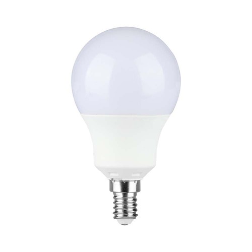 8.5W A60 Lampa E14 - Plast, Samsung Chip, 6500K