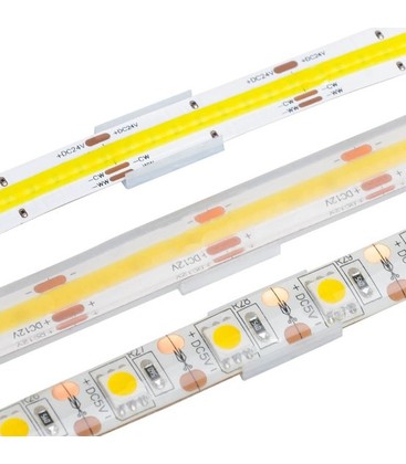 20 stk. dolda monteringsklips till LED-strip - 8mm, passar till IP20 strips