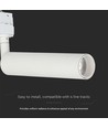 15W Samsung LED skenspot, RA90 - 100lm/W, vit, 3000K, 5 års garanti