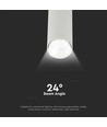 15W Samsung LED skenspot, RA90 - 100lm/W, vit, 3000K, 5 års garanti