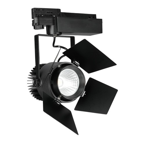 33W LED tracklight med Samsung LED chip, RA90 - 3000lm, svart, 24-60 grader, 5 års garanti