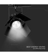 33W LED tracklight med Samsung LED chip, RA90 - 3000lm, svart, 24-60 grader, 5 års garanti