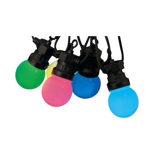 Glödlampa LED Ljusslinga - RGB, 0.5W, Fjärrkontroll, EU-kontakt, Set