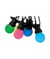 7m LED ljusslinga med 15 RGB-lampor - 0.5W/lampa, styrs via medföljande fjärrkontroll