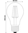 E27 7,5W LED-lampa - Toppförspeglad, A60