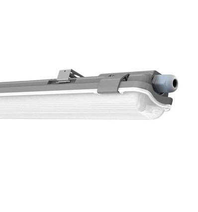 V-Tac 120cm vattentät armatur med rör - D-märkt, Inkl. 1 st, 18W LED rör, IP65, 230V