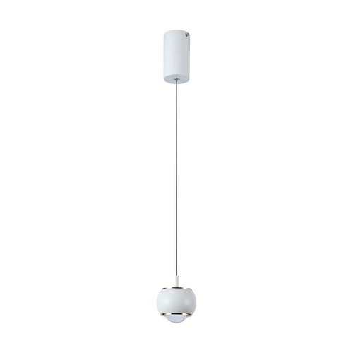 9W Hängande Lampa - LED, 10x10x100cm, 4000K, vit, hem