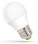 6W LED liten globlampa - G45, dimbar, frostad glas, E27
