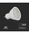 6W GU10 Spotlight - Plast, Lins, Samsung Chip, 6500K