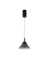 9W LED pendel - 19,5x17,5cm, 1000lm, svart, 4000K, inkl. ljuskälla