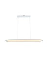 24W LED pendel / hänglampa - 80x104cm, 3000lm, vit, 4000K, inkl. ljuskälla