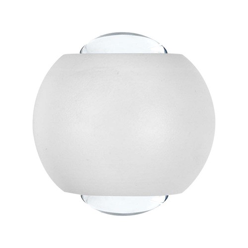 2W LED up/down vägglampa - IP54, vit, 4000K, aluminium, 4,2 x 4 cm, inkl. ljuskälla