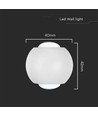 2W LED up/down vägglampa - IP54, vit, 4000K, aluminium, 4,2 x 4 cm, inkl. ljuskälla
