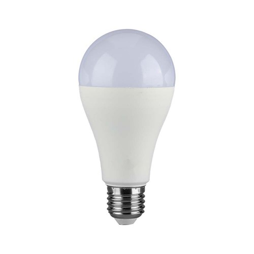 A65 Glödlampa 15W E27 - Samsung Chip, 4000K, Plastlampa